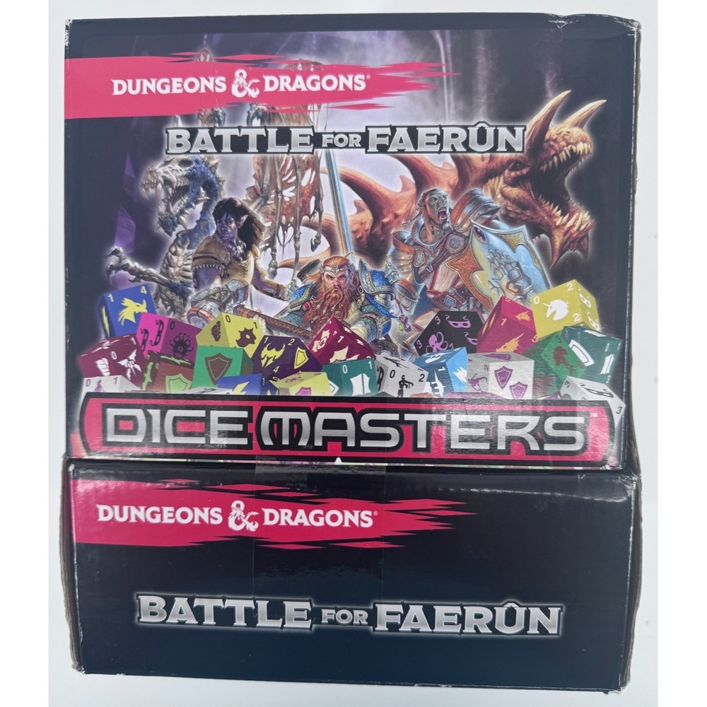 DiceMasters Dungeons & Dragons BATTLE FOR FAERUN Booster Box! Display Sealed